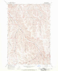 Lena Oregon Historical topographic map, 1:24000 scale, 7.5 X 7.5 Minute, Year 1968