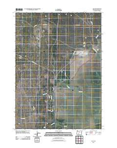 Lenz Oregon Historical topographic map, 1:24000 scale, 7.5 X 7.5 Minute, Year 2011