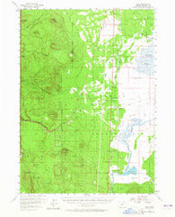 Lenz Oregon Historical topographic map, 1:62500 scale, 15 X 15 Minute, Year 1957