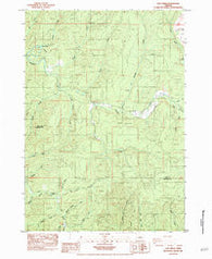 Letz Creek Oregon Historical topographic map, 1:24000 scale, 7.5 X 7.5 Minute, Year 1984