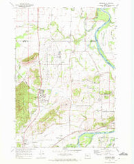 Lewisburg Oregon Historical topographic map, 1:24000 scale, 7.5 X 7.5 Minute, Year 1970