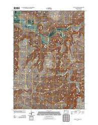 Liggett Table Oregon Historical topographic map, 1:24000 scale, 7.5 X 7.5 Minute, Year 2011