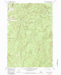 Limber Jim Creek Oregon Historical topographic map, 1:24000 scale, 7.5 X 7.5 Minute, Year 1965