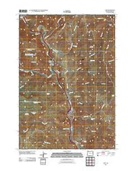 Lime Oregon Historical topographic map, 1:24000 scale, 7.5 X 7.5 Minute, Year 2011