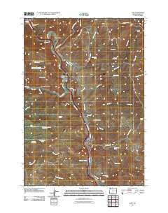 Lime Oregon Historical topographic map, 1:24000 scale, 7.5 X 7.5 Minute, Year 2011