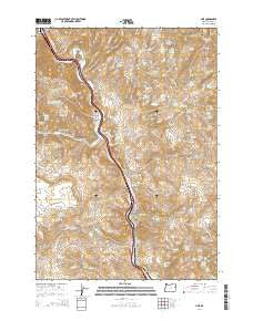 Lime Oregon Current topographic map, 1:24000 scale, 7.5 X 7.5 Minute, Year 2014