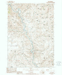 Lime Oregon Historical topographic map, 1:24000 scale, 7.5 X 7.5 Minute, Year 1988