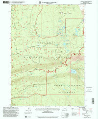 Linton Lake Oregon Historical topographic map, 1:24000 scale, 7.5 X 7.5 Minute, Year 1997