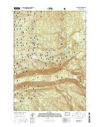 Linton Lake Oregon Current topographic map, 1:24000 scale, 7.5 X 7.5 Minute, Year 2014