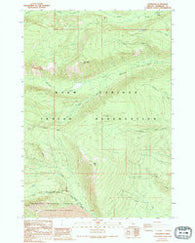 Lionshead Oregon Historical topographic map, 1:24000 scale, 7.5 X 7.5 Minute, Year 1988