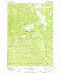 Little Baldy Mnt. Oregon Historical topographic map, 1:24000 scale, 7.5 X 7.5 Minute, Year 1972