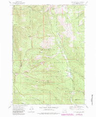 Little Baldy Mtn. Oregon Historical topographic map, 1:24000 scale, 7.5 X 7.5 Minute, Year 1972