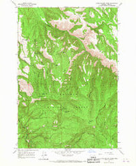 Little Beaver Creek Oregon Historical topographic map, 1:24000 scale, 7.5 X 7.5 Minute, Year 1965