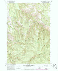 Little Beaver Creek Oregon Historical topographic map, 1:24000 scale, 7.5 X 7.5 Minute, Year 1965