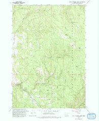 Little Catherine Creek Oregon Historical topographic map, 1:24000 scale, 7.5 X 7.5 Minute, Year 1993