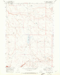 Little Grassy Mountain Oregon Historical topographic map, 1:24000 scale, 7.5 X 7.5 Minute, Year 1969