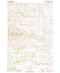 Little Juniper Spring Oregon Historical topographic map, 1:24000 scale, 7.5 X 7.5 Minute, Year 1990