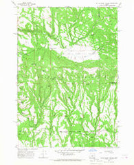 Little Summit Prairie Oregon Historical topographic map, 1:24000 scale, 7.5 X 7.5 Minute, Year 1966