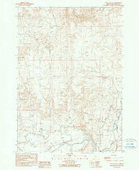 Little Valley Oregon Historical topographic map, 1:24000 scale, 7.5 X 7.5 Minute, Year 1990