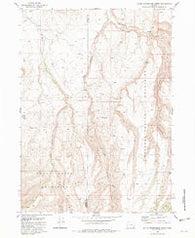 Little Whitehorse Creek Oregon Historical topographic map, 1:24000 scale, 7.5 X 7.5 Minute, Year 1981