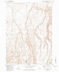 Little Whitehorse Creek Oregon Historical topographic map, 1:24000 scale, 7.5 X 7.5 Minute, Year 1981