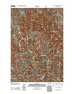 Little Beaver Creek Oregon Historical topographic map, 1:24000 scale, 7.5 X 7.5 Minute, Year 2011