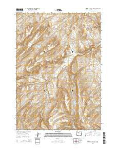 Little Black Canyon Oregon Current topographic map, 1:24000 scale, 7.5 X 7.5 Minute, Year 2014