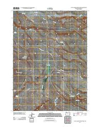 Little Grassy Mountain Oregon Historical topographic map, 1:24000 scale, 7.5 X 7.5 Minute, Year 2011