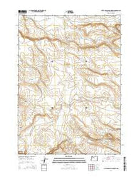 Little Grassy Mountain Oregon Current topographic map, 1:24000 scale, 7.5 X 7.5 Minute, Year 2014