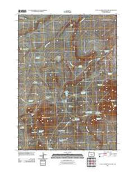Little Juniper Mountain Oregon Historical topographic map, 1:24000 scale, 7.5 X 7.5 Minute, Year 2011