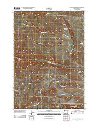 Little Juniper Spring Oregon Historical topographic map, 1:24000 scale, 7.5 X 7.5 Minute, Year 2011