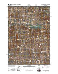 Little Summit Prairie Oregon Historical topographic map, 1:24000 scale, 7.5 X 7.5 Minute, Year 2011