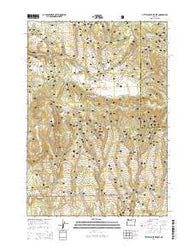 Little Summit Prairie Oregon Current topographic map, 1:24000 scale, 7.5 X 7.5 Minute, Year 2014
