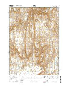 Little Valley Oregon Current topographic map, 1:24000 scale, 7.5 X 7.5 Minute, Year 2014