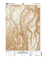 Little Whitehorse Creek Oregon Current topographic map, 1:24000 scale, 7.5 X 7.5 Minute, Year 2014