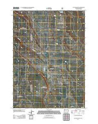 Location Butte Oregon Historical topographic map, 1:24000 scale, 7.5 X 7.5 Minute, Year 2011