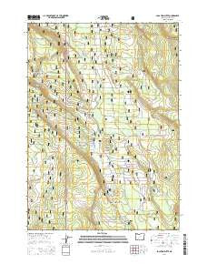 Location Butte Oregon Current topographic map, 1:24000 scale, 7.5 X 7.5 Minute, Year 2014