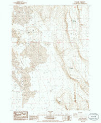 Loco Lake Oregon Historical topographic map, 1:24000 scale, 7.5 X 7.5 Minute, Year 1986
