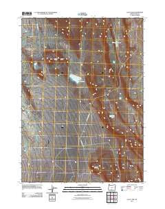 Loco Lake Oregon Historical topographic map, 1:24000 scale, 7.5 X 7.5 Minute, Year 2011