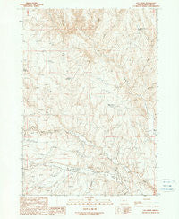 Log Creek Oregon Historical topographic map, 1:24000 scale, 7.5 X 7.5 Minute, Year 1990