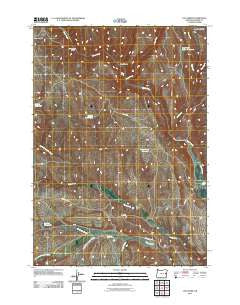 Log Creek Oregon Historical topographic map, 1:24000 scale, 7.5 X 7.5 Minute, Year 2011