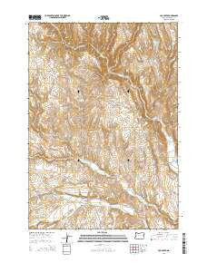 Log Creek Oregon Current topographic map, 1:24000 scale, 7.5 X 7.5 Minute, Year 2014