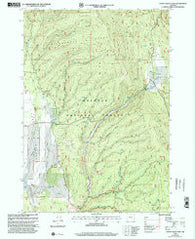 Logan Valley East Oregon Historical topographic map, 1:24000 scale, 7.5 X 7.5 Minute, Year 1999