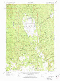 Logan Valley Oregon Historical topographic map, 1:62500 scale, 15 X 15 Minute, Year 1961