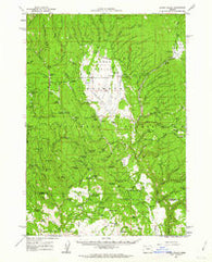Logan Valley Oregon Historical topographic map, 1:62500 scale, 15 X 15 Minute, Year 1961