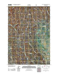 Logan Valley West Oregon Historical topographic map, 1:24000 scale, 7.5 X 7.5 Minute, Year 2011