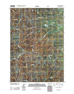 Logdell Oregon Historical topographic map, 1:24000 scale, 7.5 X 7.5 Minute, Year 2011