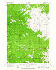 Logdell Oregon Historical topographic map, 1:62500 scale, 15 X 15 Minute, Year 1961