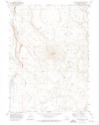 Lone Grave Butte Oregon Historical topographic map, 1:24000 scale, 7.5 X 7.5 Minute, Year 1971