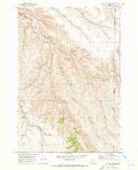Lone Rock Creek Oregon Historical topographic map, 1:24000 scale, 7.5 X 7.5 Minute, Year 1970